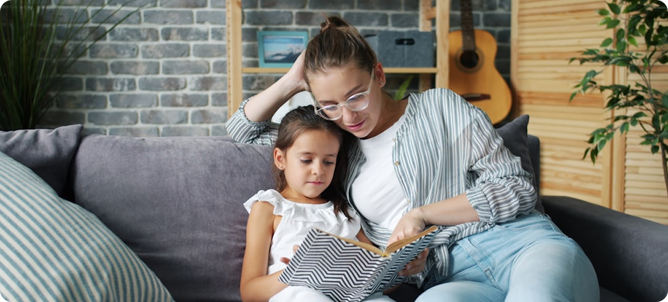 Children reading